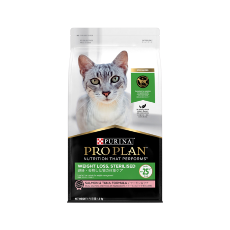 Purina Pro Plan Cat Dry Food Weight Loss Salmon and Tuna for Spayed Cats 1.5 kg